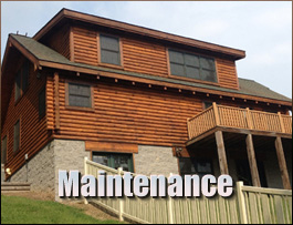  Eure, North Carolina Log Home Maintenance